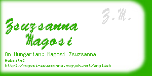 zsuzsanna magosi business card